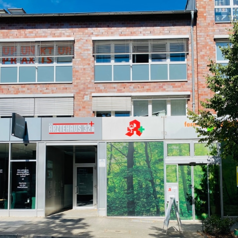 Außenansicht der Praxis